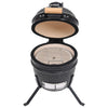 2-In-1 Kamado-Grill Smoker Keramik 56 Cm